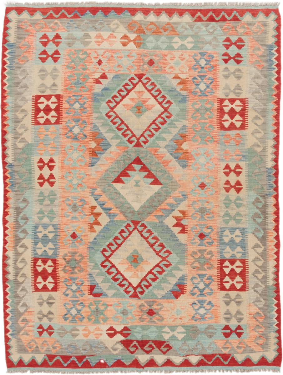 Afghaans tapijt Kilim Afghan 6'4"x4'11" 6'4"x4'11", Perzisch tapijt Handgeweven