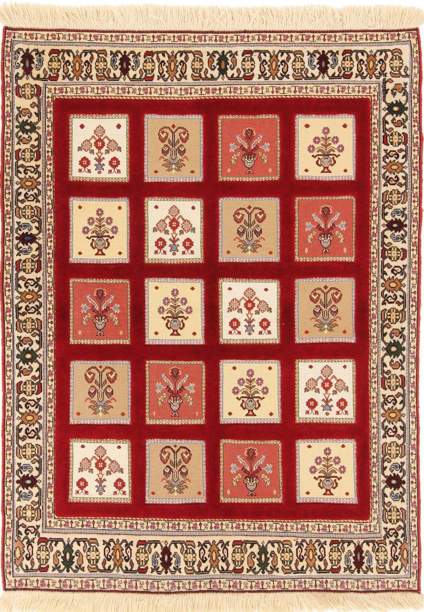  ペルシャ絨毯 キリム Soozani Nimbaft 138x101 138x101,  ペルシャ絨毯 手織り
