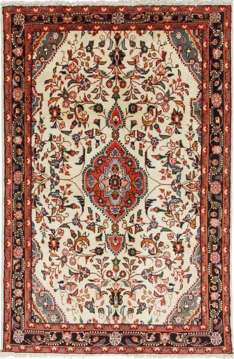 Persian Rug Hamadan 5'3"x3'6" 5'3"x3'6", Persian Rug Knotted by hand