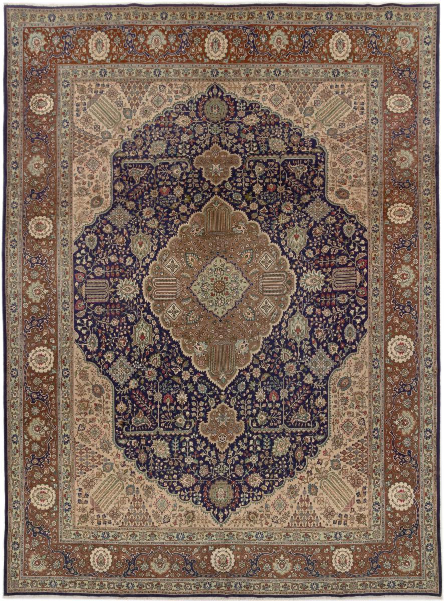 Perzsa szőnyeg Tabriz 13'5"x9'10" 13'5"x9'10", Perzsa szőnyeg Kézzel csomózva