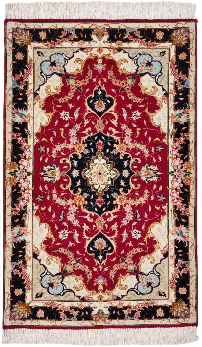 Tapis persan Tabriz 50Raj 4'0"x2'6" 4'0"x2'6", Tapis persan Noué à la main