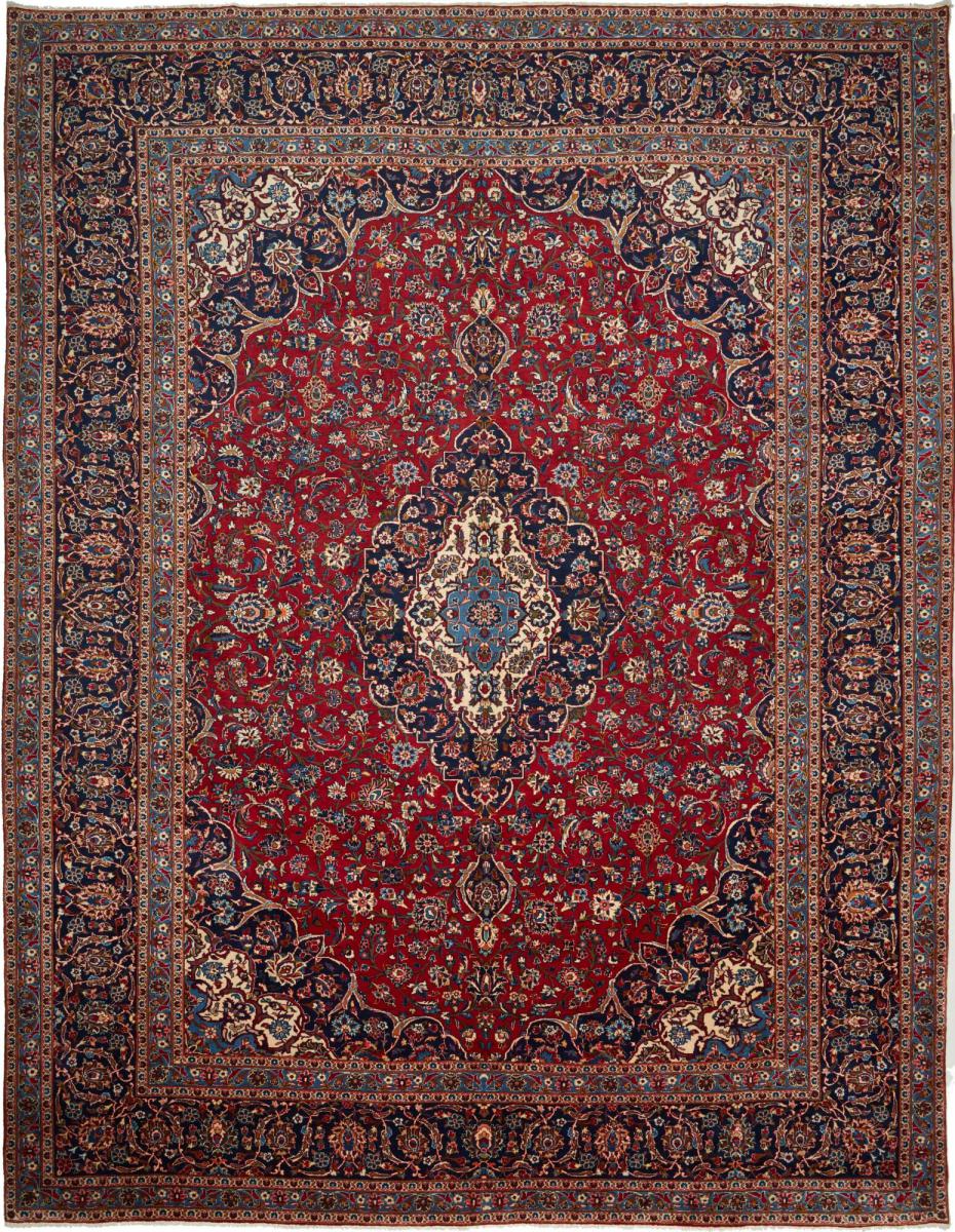 Persialainen matto Keshan 397x301 397x301, Persialainen matto Solmittu käsin