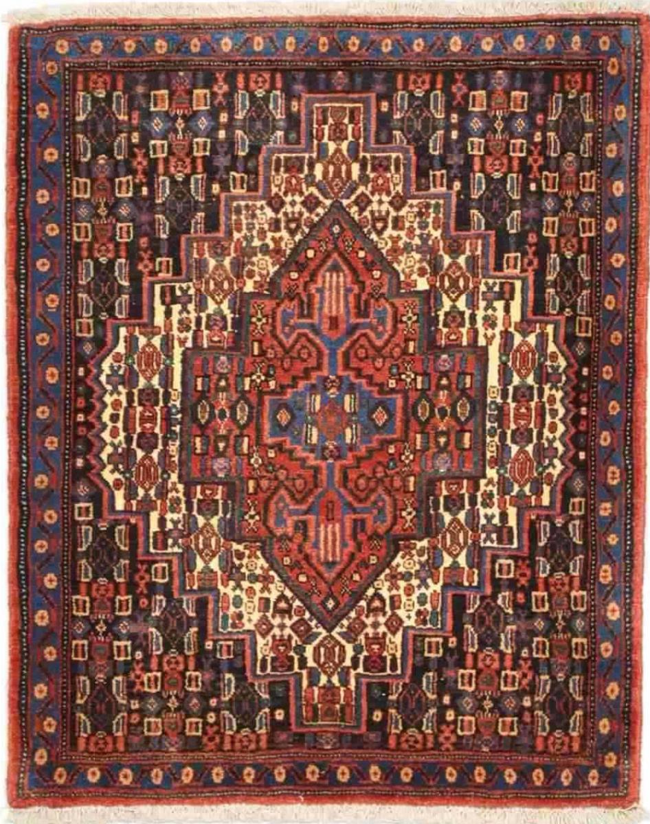 Persian Rug Kordi 3'1"x2'6" 3'1"x2'6", Persian Rug Knotted by hand