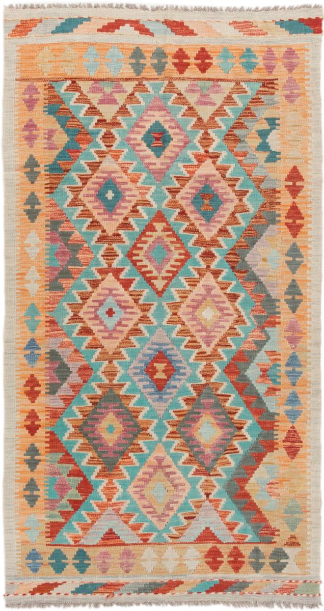 Afghaans tapijt Kilim Afghan 196x103 196x103, Perzisch tapijt Handgeweven