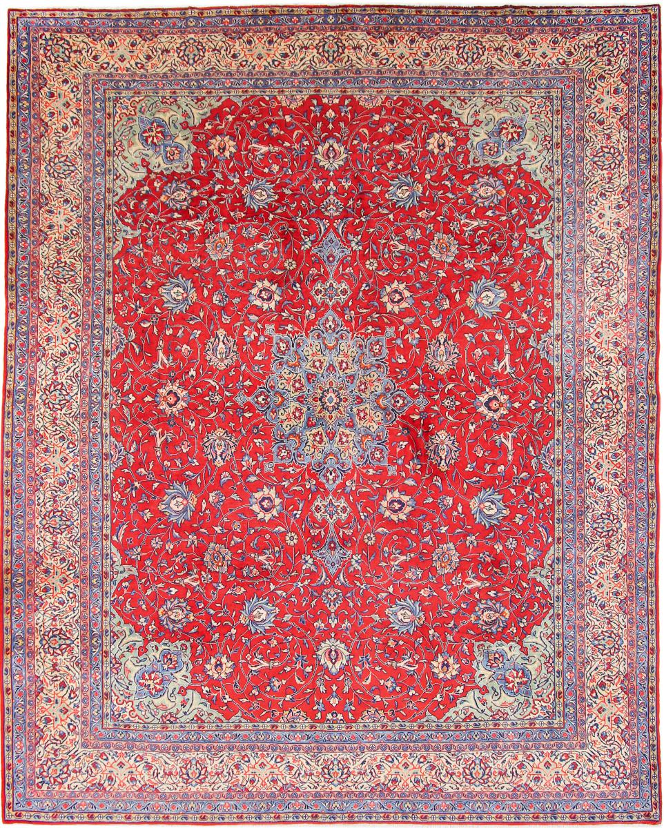 Persian Rug Sarouk 10'6"x8'4" 10'6"x8'4", Persian Rug Knotted by hand