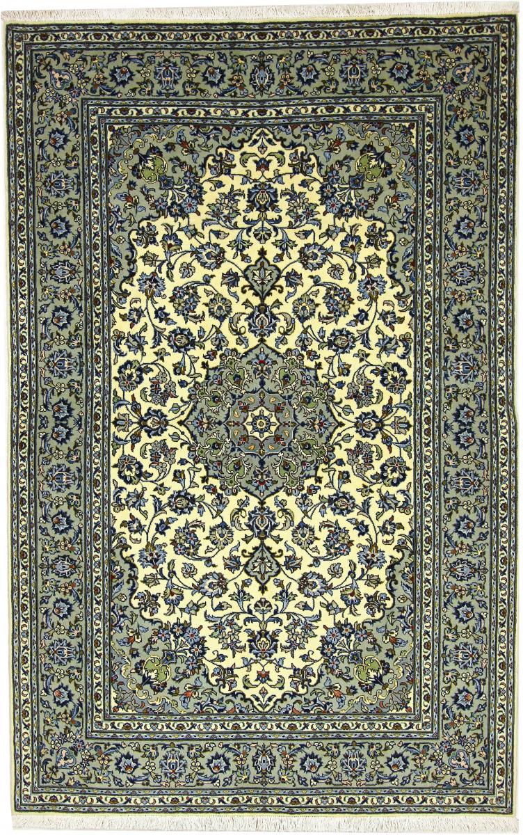 Persian Rug Keshan 7'2"x4'8" 7'2"x4'8", Persian Rug Knotted by hand