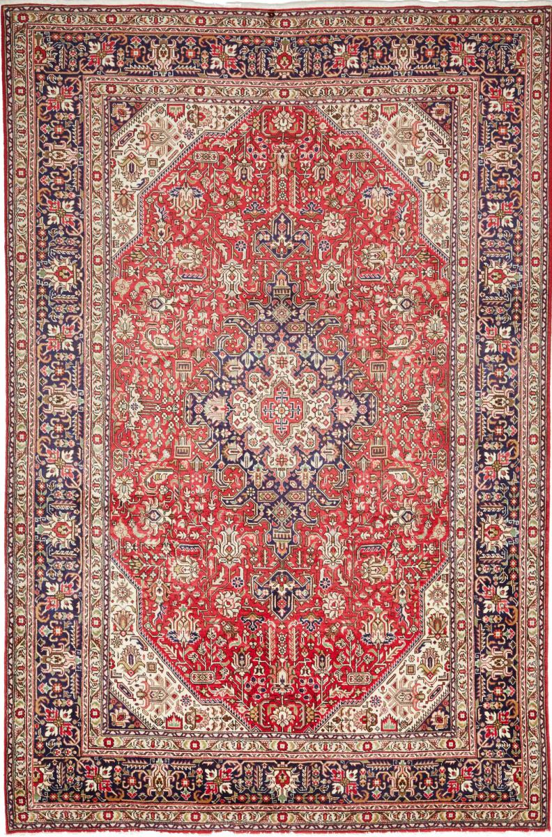 Tapis persan Tabriz 299x199 299x199, Tapis persan Noué à la main