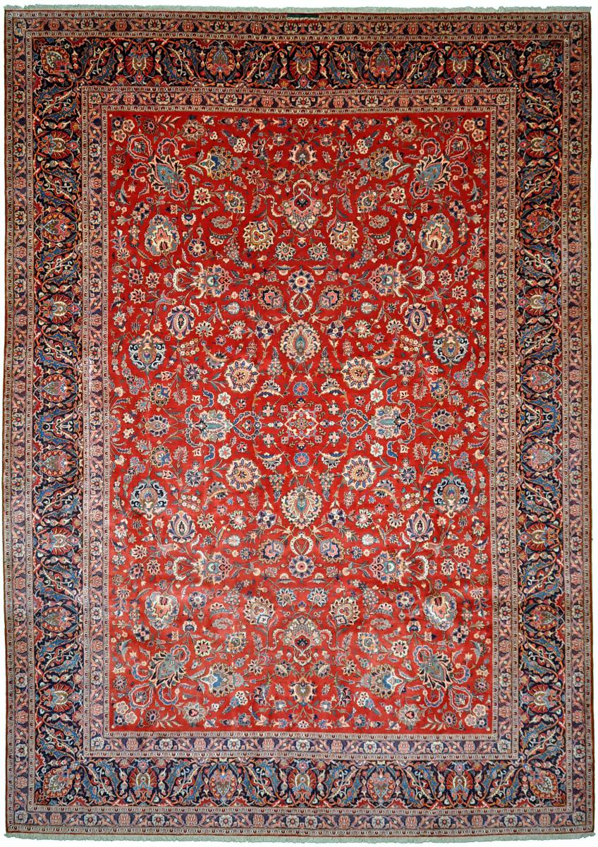 Perzsa szőnyeg Kashan Antik 14'4"x9'10" 14'4"x9'10", Perzsa szőnyeg Kézzel csomózva