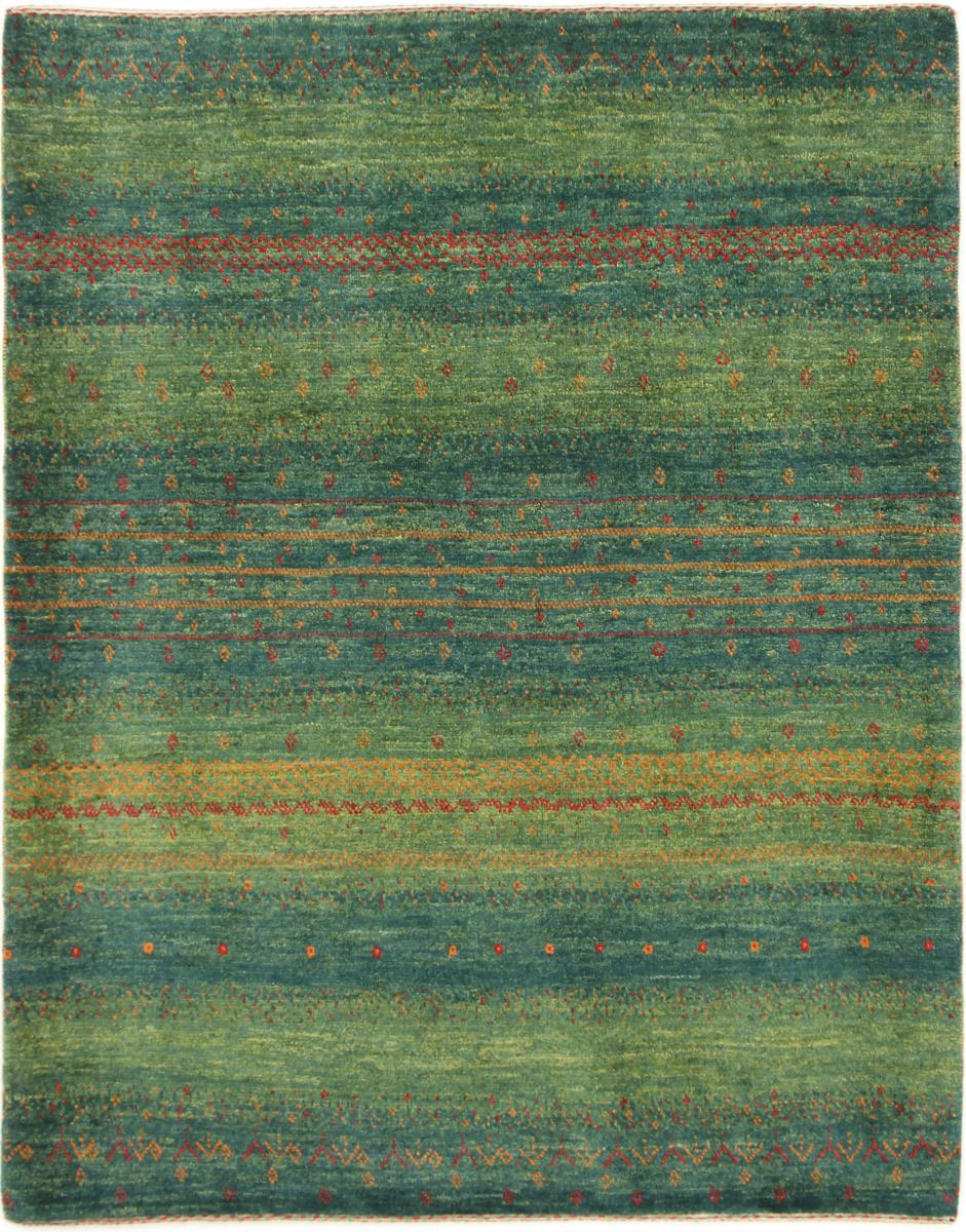 Tapis persan Persan Gabbeh Loribaft Atash 164x131 164x131, Tapis persan Noué à la main