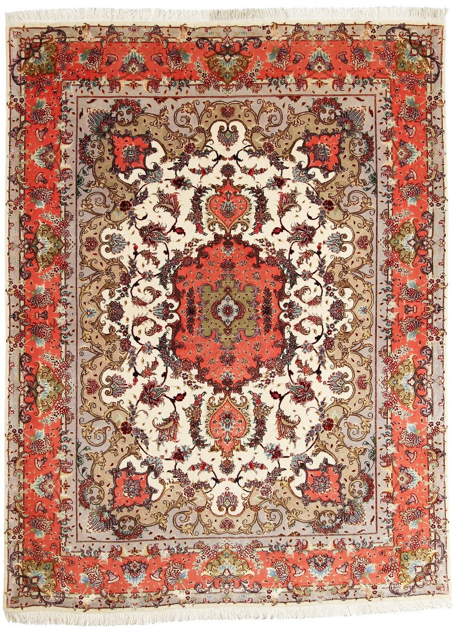 Perzisch tapijt Tabriz 50Raj 200x150 200x150, Perzisch tapijt Handgeknoopte