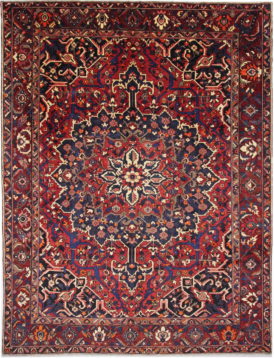 Persian Rug Bakhtiari 13'3"x10'3" 13'3"x10'3", Persian Rug Knotted by hand