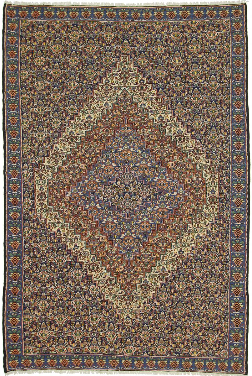 Persian Rug Kilim Senneh 286x195 286x195, Persian Rug Knotted by hand