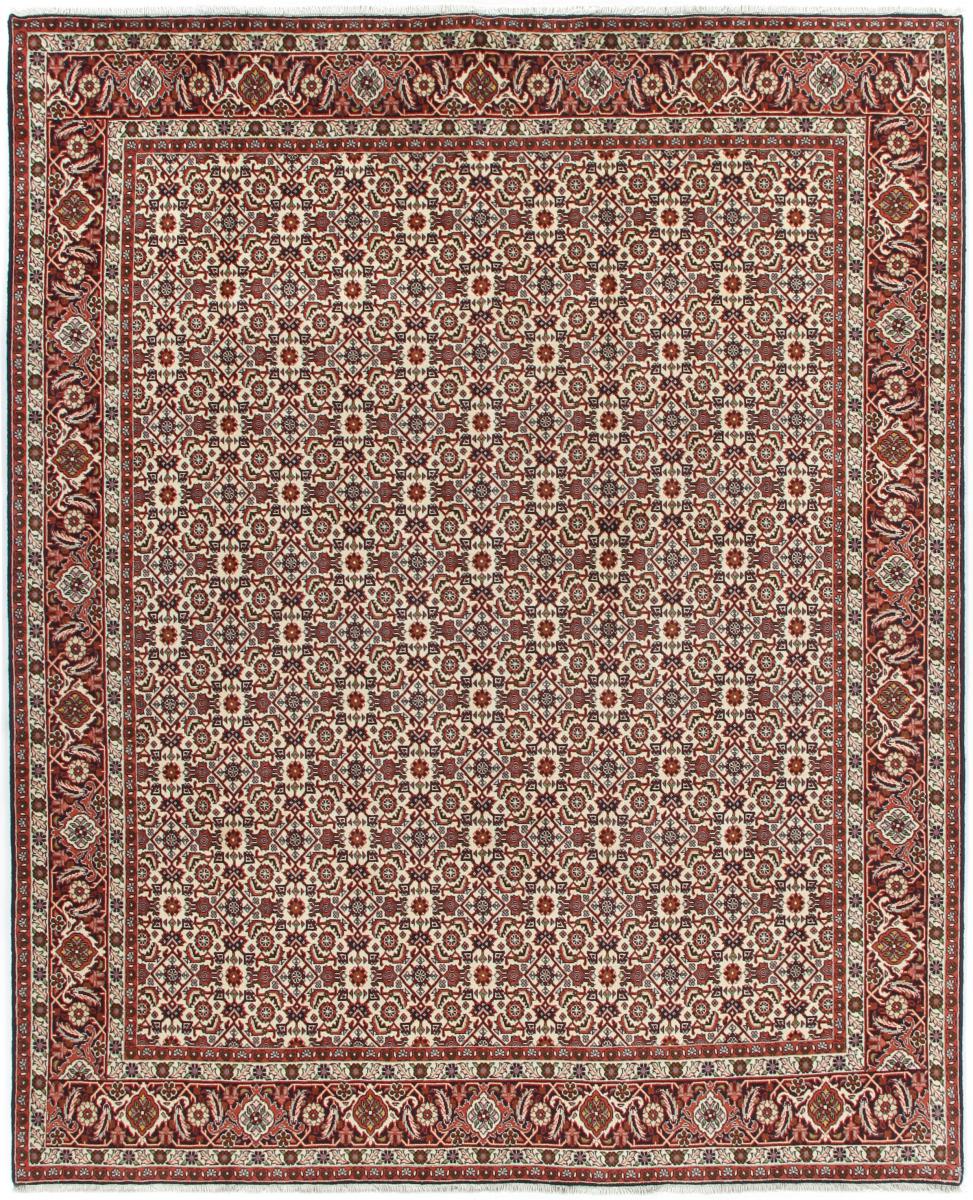 Persian Rug Bidjar 8'1"x6'6" 8'1"x6'6", Persian Rug Knotted by hand
