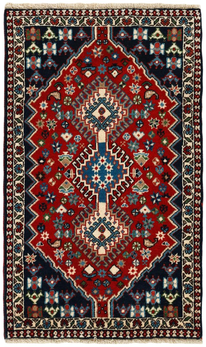 Persisk matta Yalameh 102x62 102x62, Persisk matta Knuten för hand