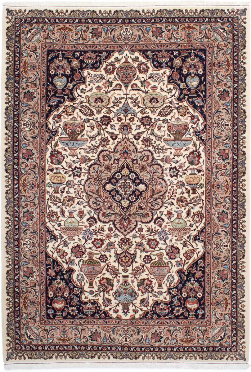 Persian Rug Kaschmar 9'7"x6'8" 9'7"x6'8", Persian Rug Knotted by hand