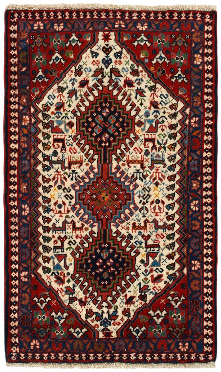 Tapis persan Yalameh 96x59 96x59, Tapis persan Noué à la main