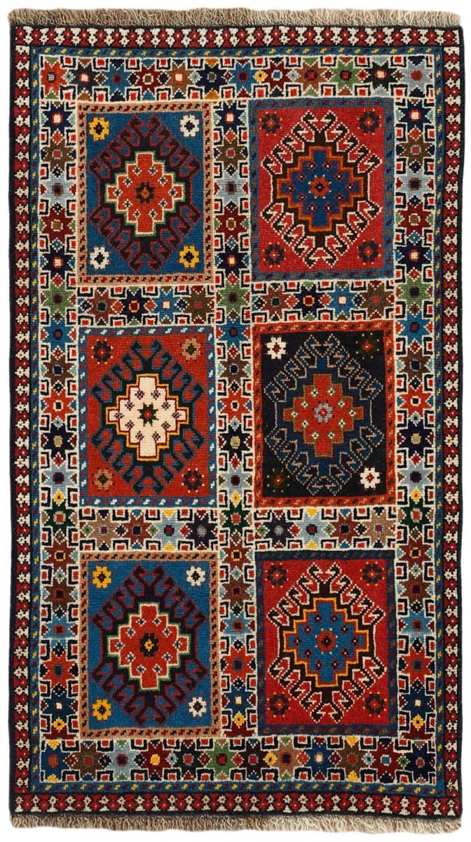 Persisk tæppe Yalameh 105x63 105x63, Persisk tæppe Knyttet i hånden