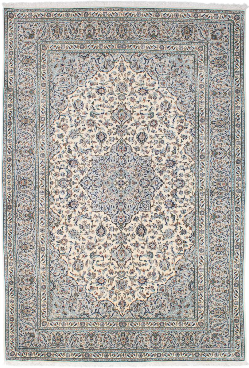 Persian Rug Keshan Kork 9'7"x6'6" 9'7"x6'6", Persian Rug Knotted by hand