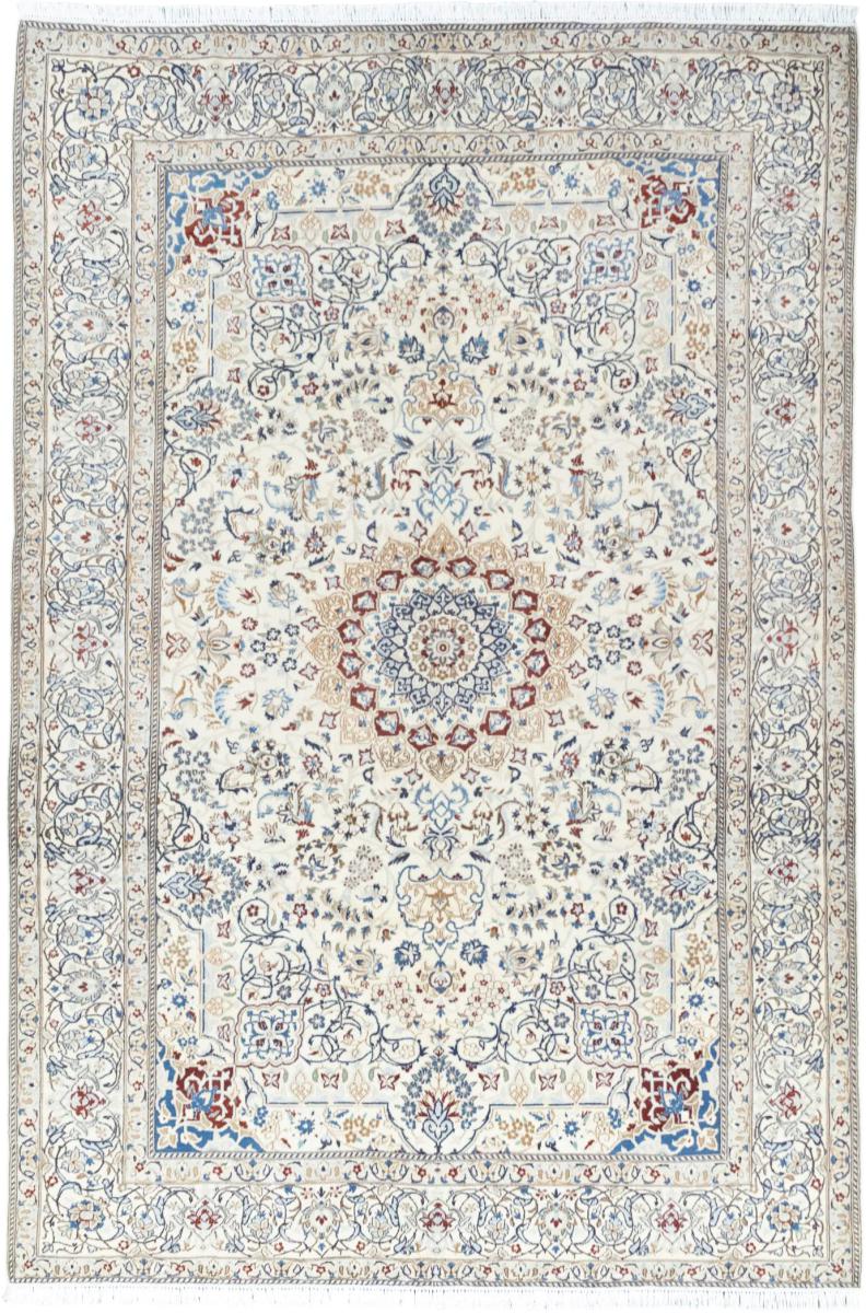 Persian Rug Nain 9La 10'3"x6'10" 10'3"x6'10", Persian Rug Knotted by hand