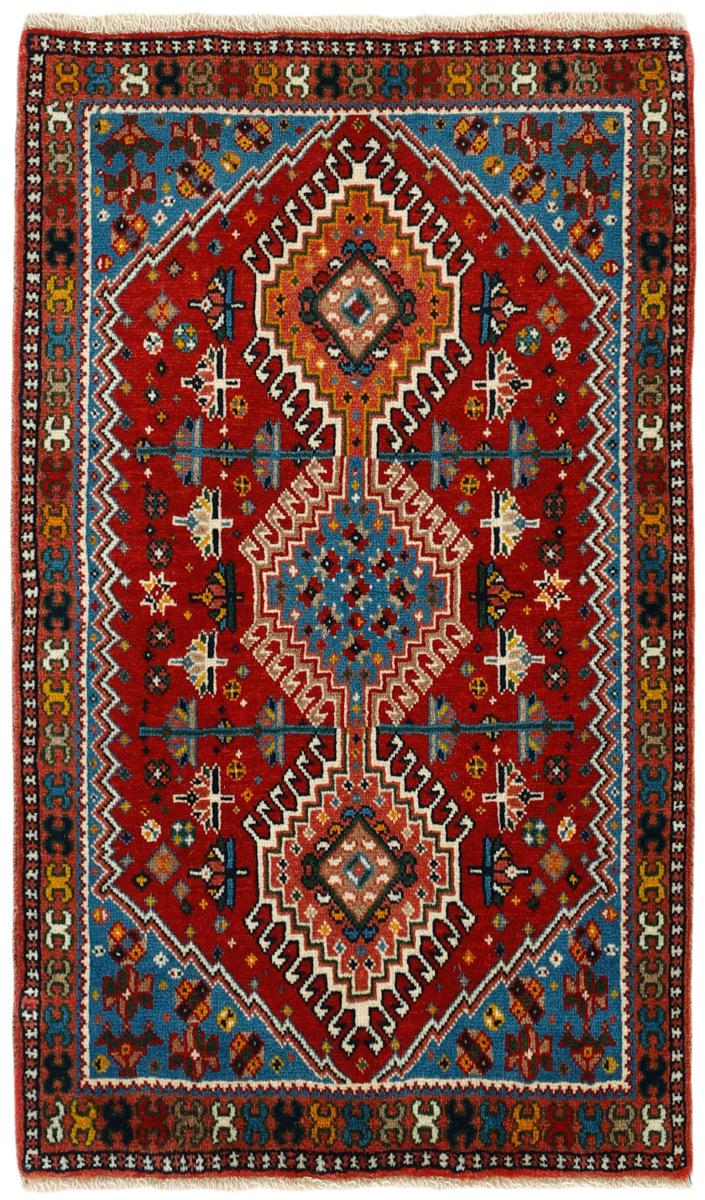 Tapis persan Yalameh 101x62 101x62, Tapis persan Noué à la main