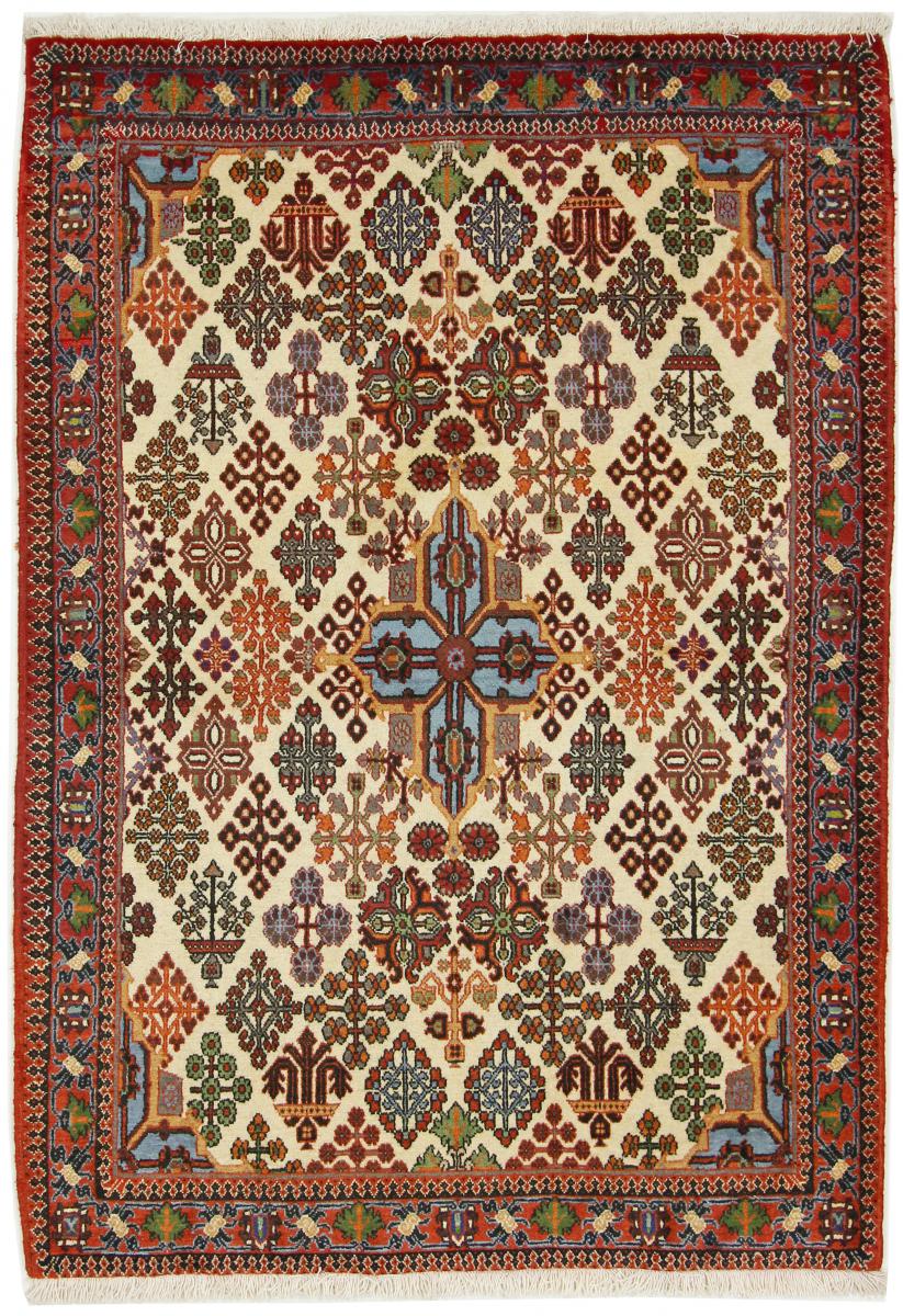 Persian Rug Meymeh 5'3"x3'10" 5'3"x3'10", Persian Rug Knotted by hand