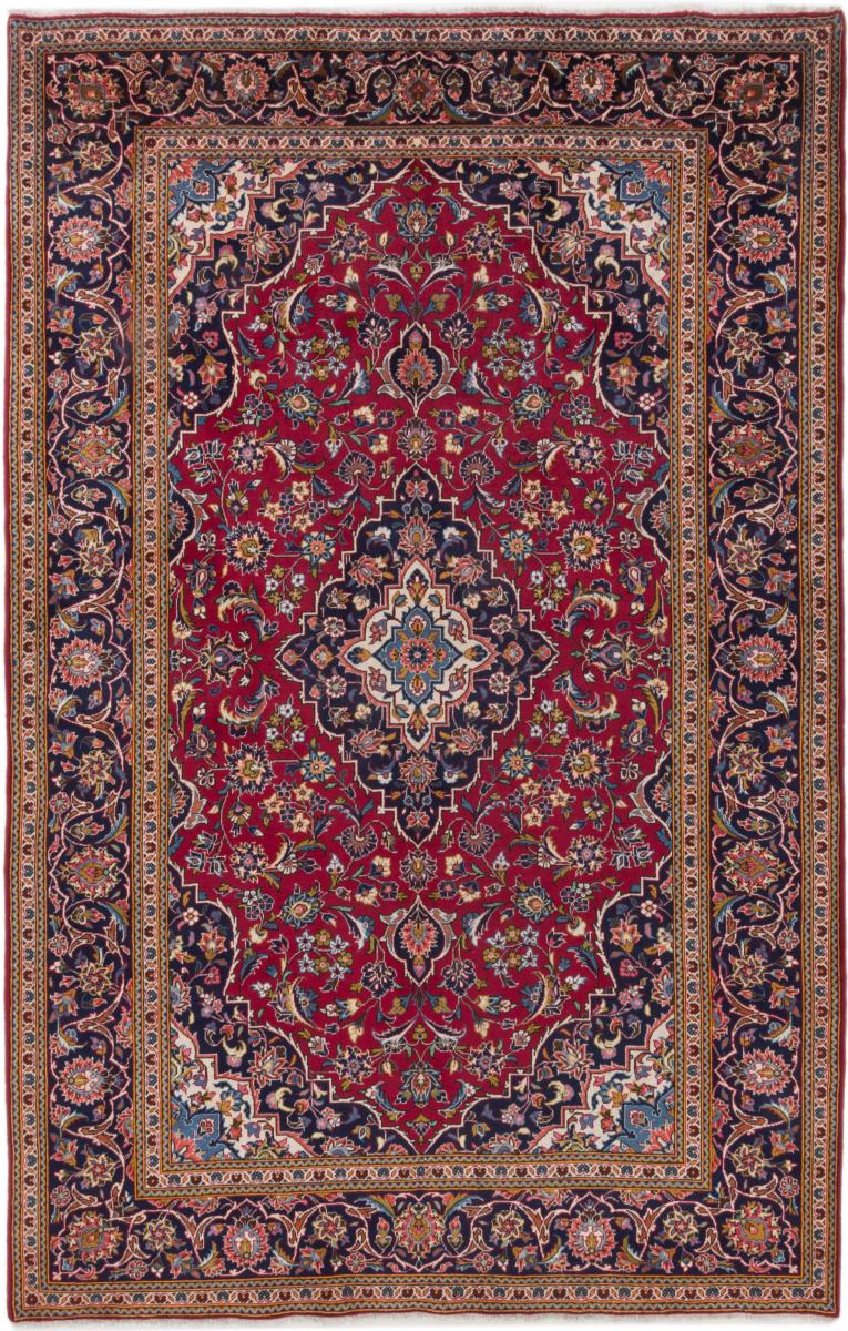 Persian Rug Keshan 10'2"x6'7" 10'2"x6'7", Persian Rug Knotted by hand