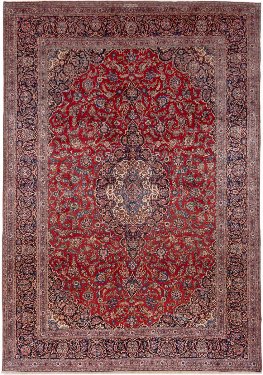 Persialainen matto Keshan 13'5"x9'10" 13'5"x9'10", Persialainen matto Solmittu käsin