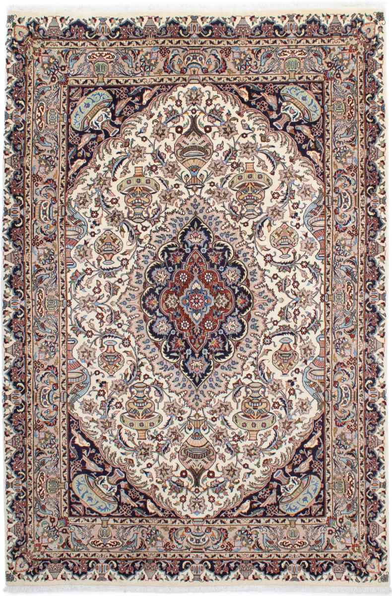 Tapis persan Kaschmar 9'6"x6'4" 9'6"x6'4", Tapis persan Noué à la main