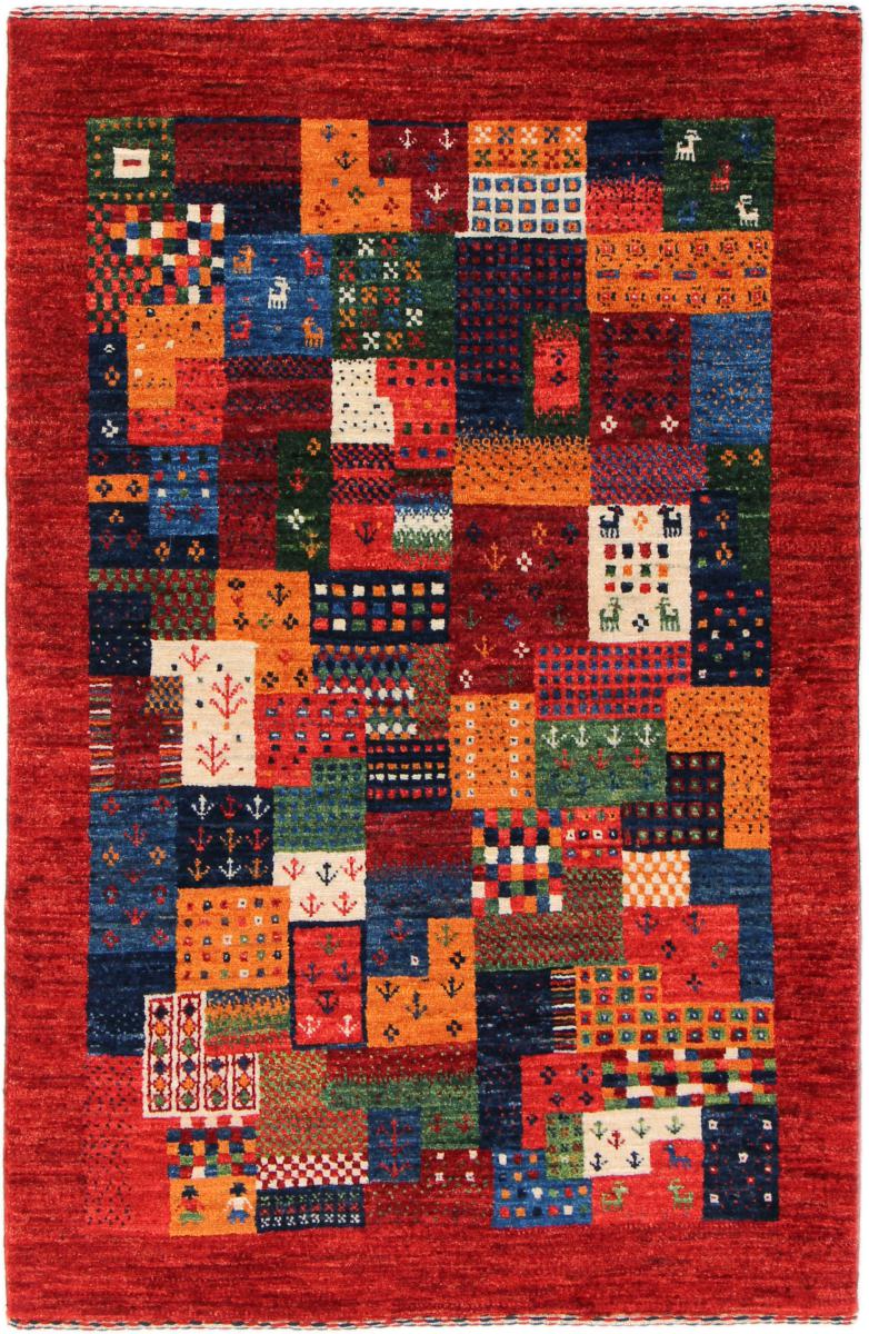  ペルシャ絨毯 ペルシャ ギャッベ ペルシャ ロリbaft Nowbaft 131x83 131x83,  ペルシャ絨毯 手織り