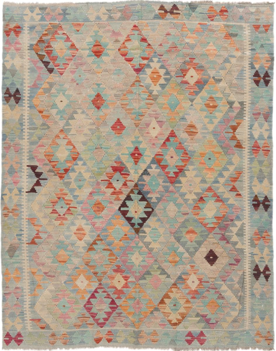 Afghaans tapijt Kilim Afghan 196x156 196x156, Perzisch tapijt Handgeweven