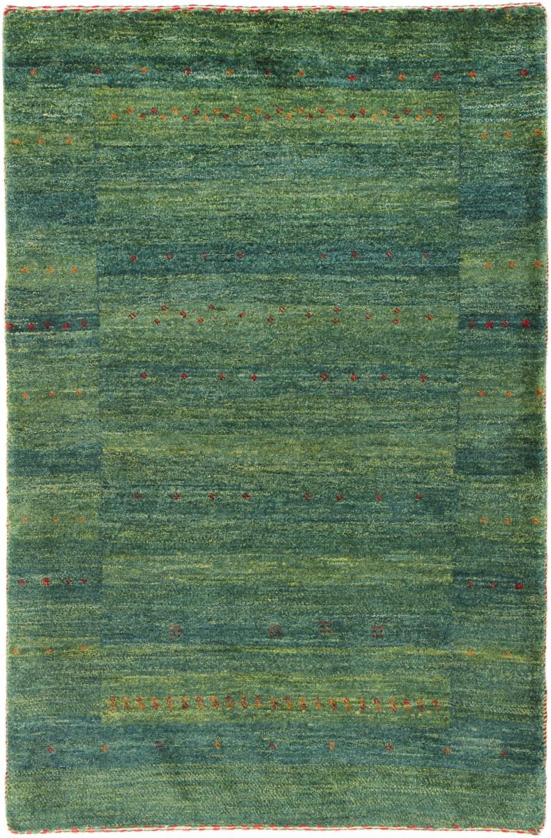 Tapis persan Persan Gabbeh Loribaft Atash 4'1"x2'9" 4'1"x2'9", Tapis persan Noué à la main