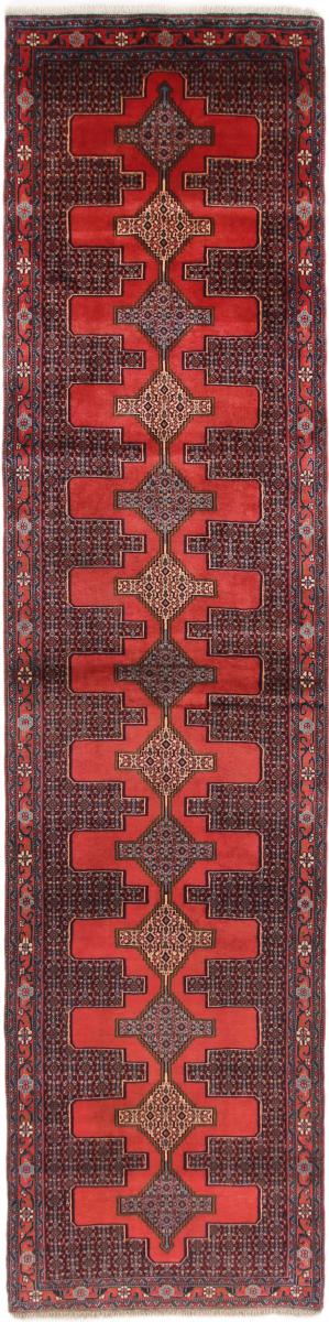 Persialainen matto Sanandaj 12'4"x3'1" 12'4"x3'1", Persialainen matto Solmittu käsin