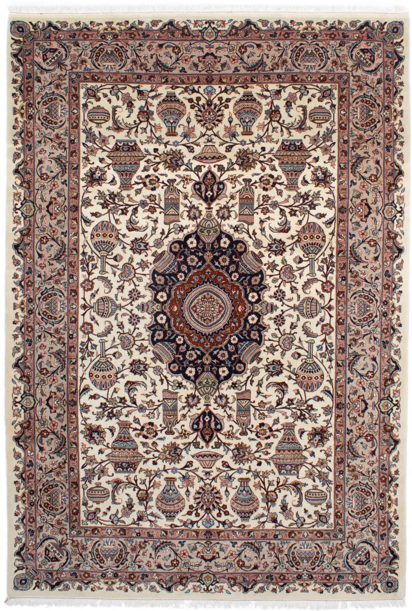 Persian Rug Kaschmar 9'7"x6'7" 9'7"x6'7", Persian Rug Knotted by hand