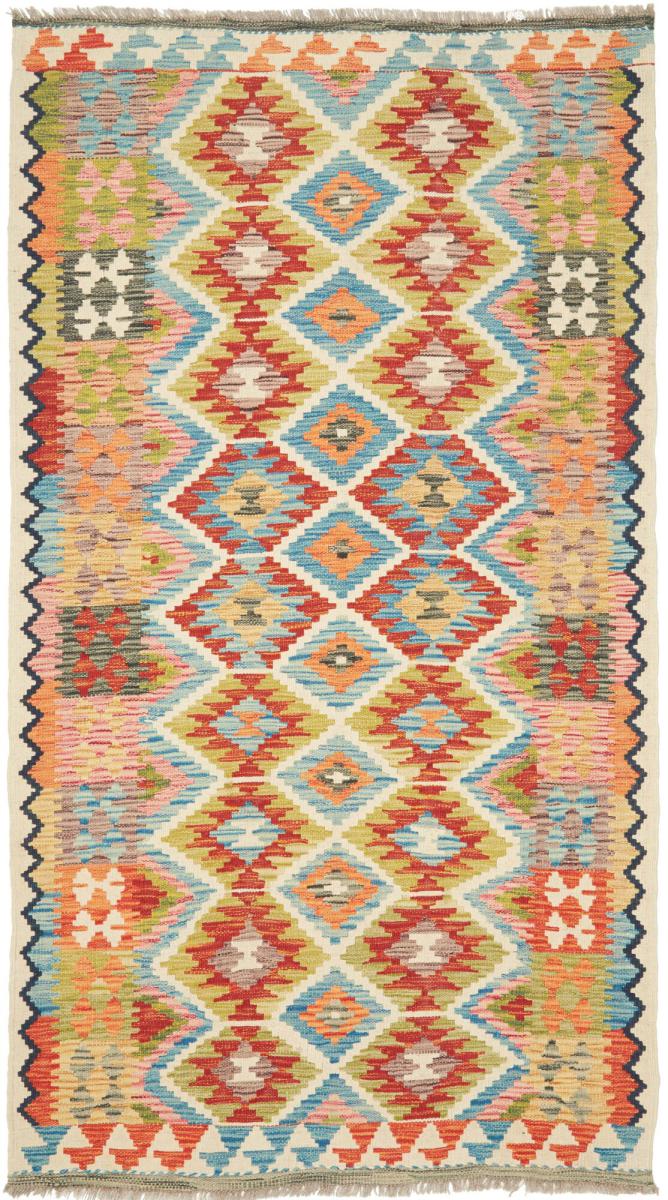 Afgán szőnyeg Kilim Afgán 194x106 194x106, Perzsa szőnyeg szőttesek