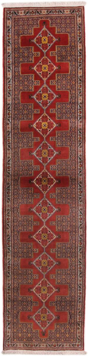 Persian Rug Sanandaj 12'11"x2'11" 12'11"x2'11", Persian Rug Knotted by hand