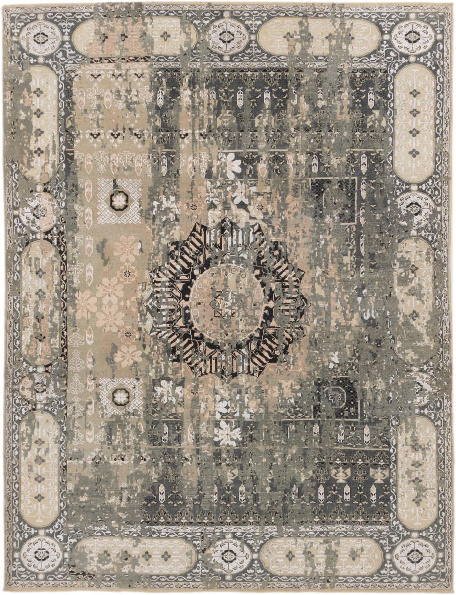 Indo rug Sadraa Heritage 11'9"x8'11" 11'9"x8'11", Persian Rug Knotted by hand