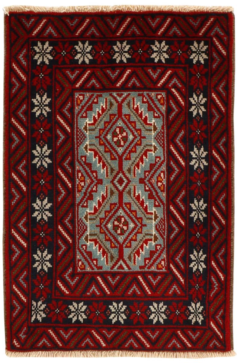 Persian Rug Baluch 3'0"x2'1" 3'0"x2'1", Persian Rug Knotted by hand