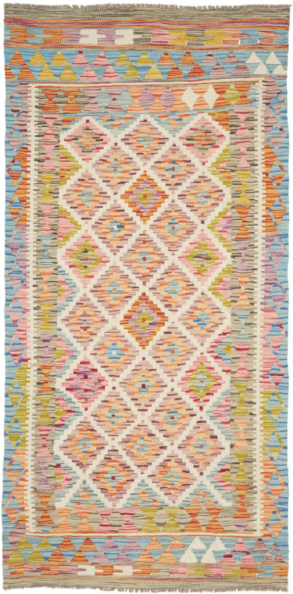 Afghanska mattan Kilim Afghan 205x103 205x103, Persisk matta handvävd 