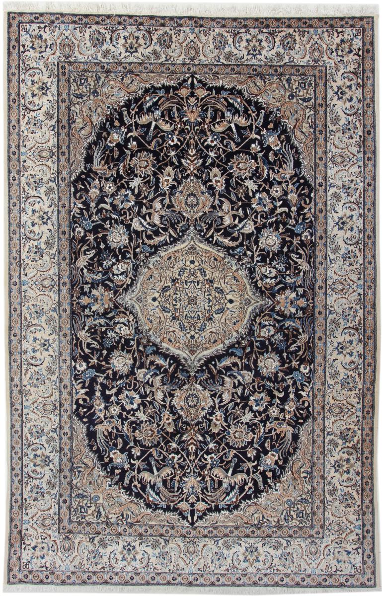 Tapis persan Naïn 9La 312x200 312x200, Tapis persan Noué à la main