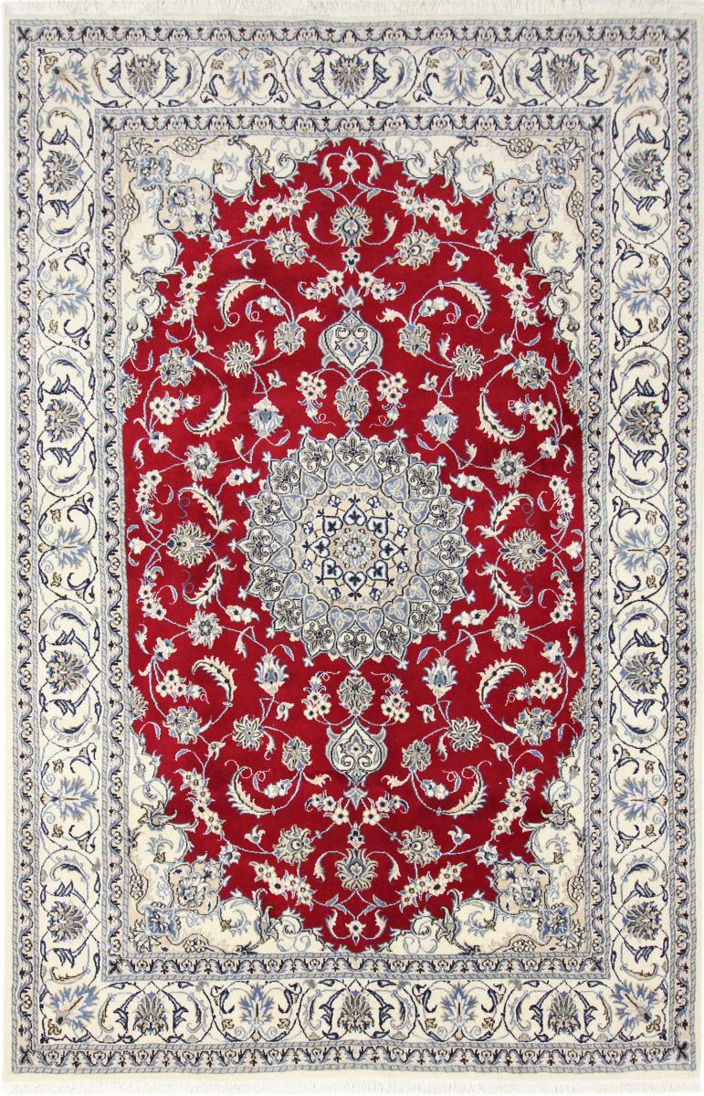  ペルシャ絨毯 ナイン 9'8"x6'4" 9'8"x6'4",  ペルシャ絨毯 手織り