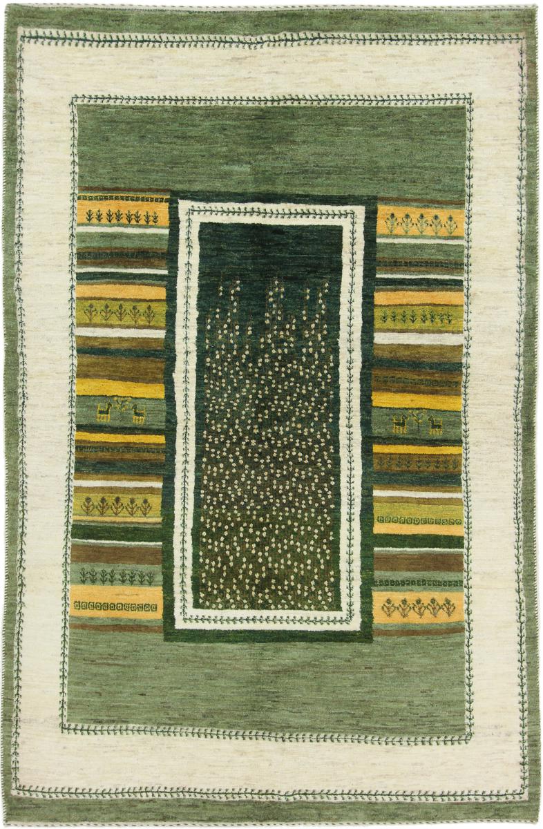 Perzisch tapijt Perzisch Gabbeh Loribaft Nature 6'11"x4'7" 6'11"x4'7", Perzisch tapijt Handgeknoopte