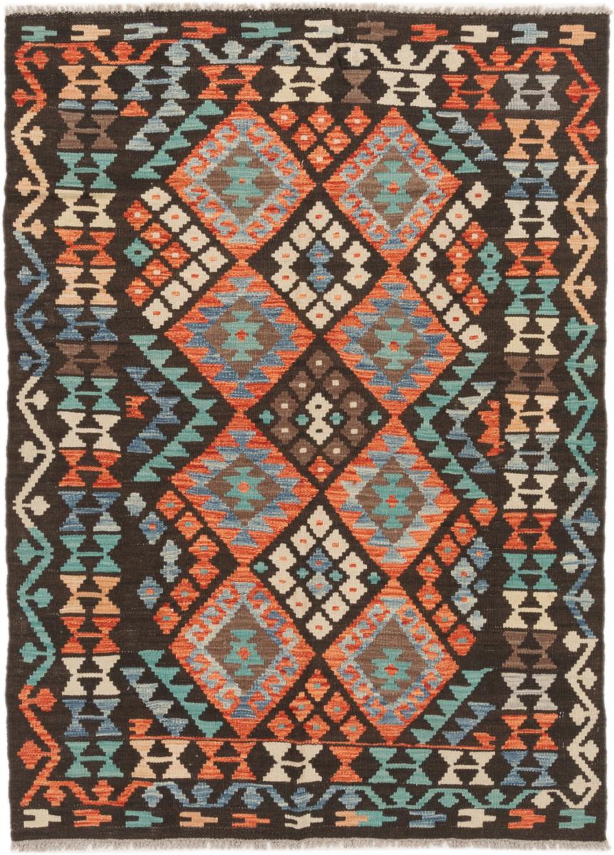 Alfombra afgana Kilim Afghan 177x129 177x129, Alfombra persa Tejido a mano