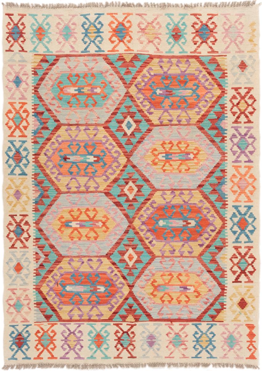 Afghansk tæppe Kelim Afghan 175x127 175x127, Persisk tæppe Håndvævet