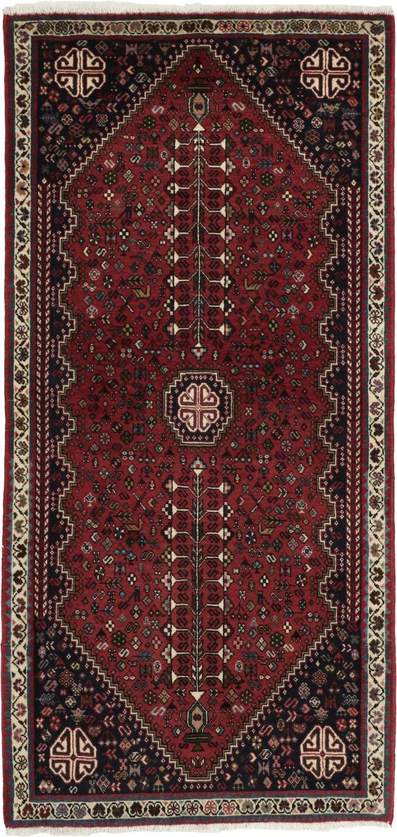 Tapis persan Abadeh 5'3"x2'7" 5'3"x2'7", Tapis persan Noué à la main