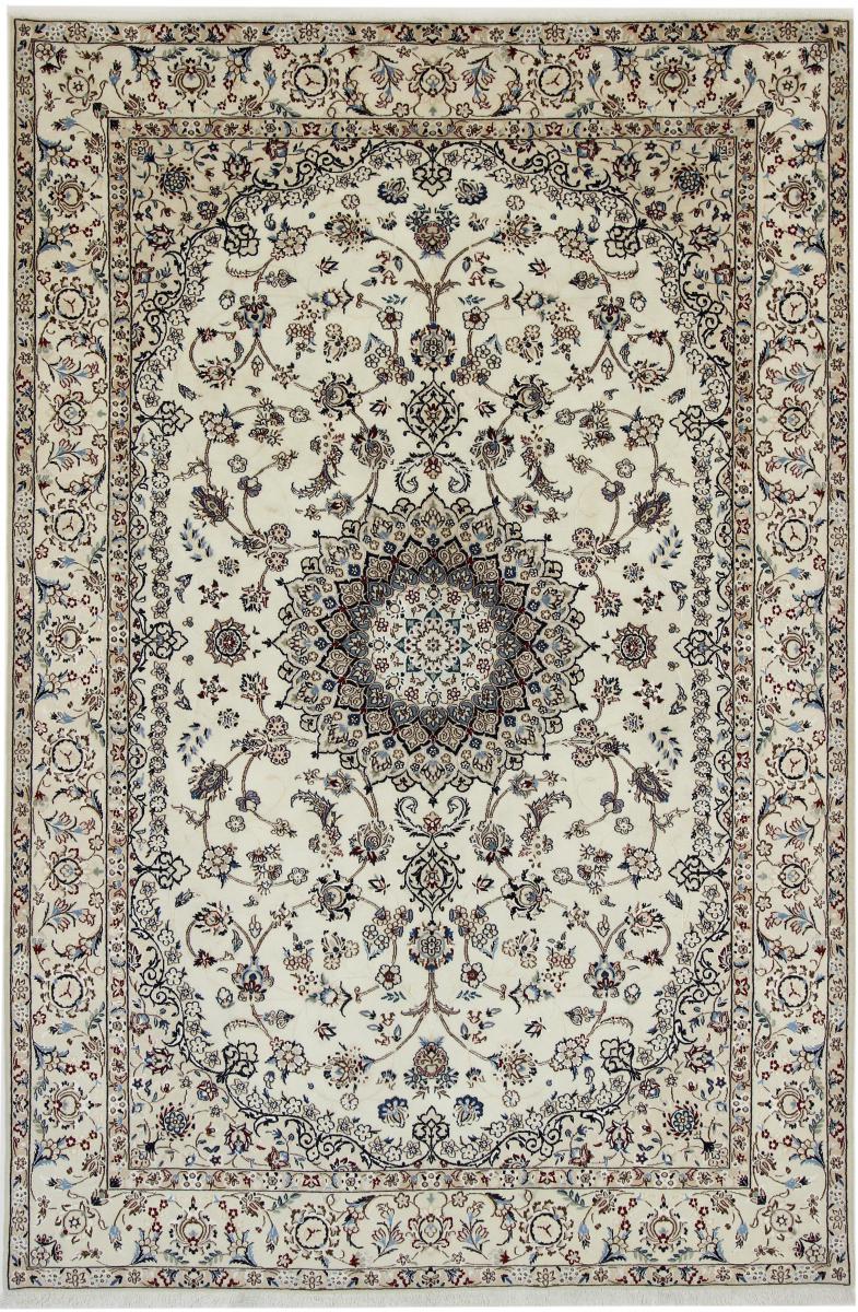 Tapis persan Naïn 9La 306x200 306x200, Tapis persan Noué à la main