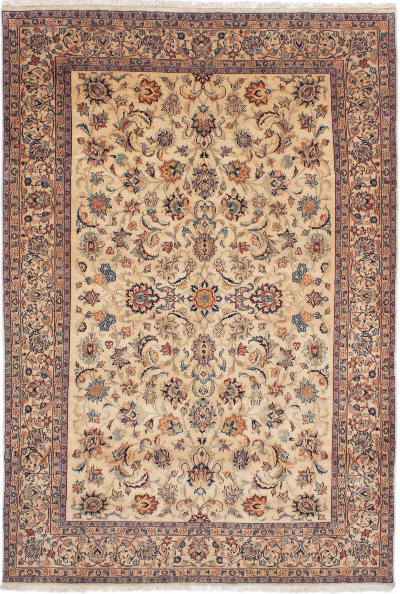  ペルシャ絨毯 Mashhad 9'7"x6'4" 9'7"x6'4",  ペルシャ絨毯 手織り