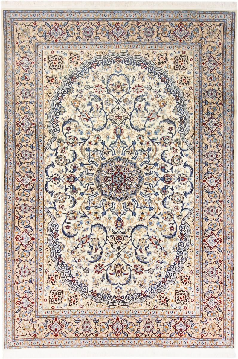 Persian Rug Nain 9La 10'0"x6'10" 10'0"x6'10", Persian Rug Knotted by hand