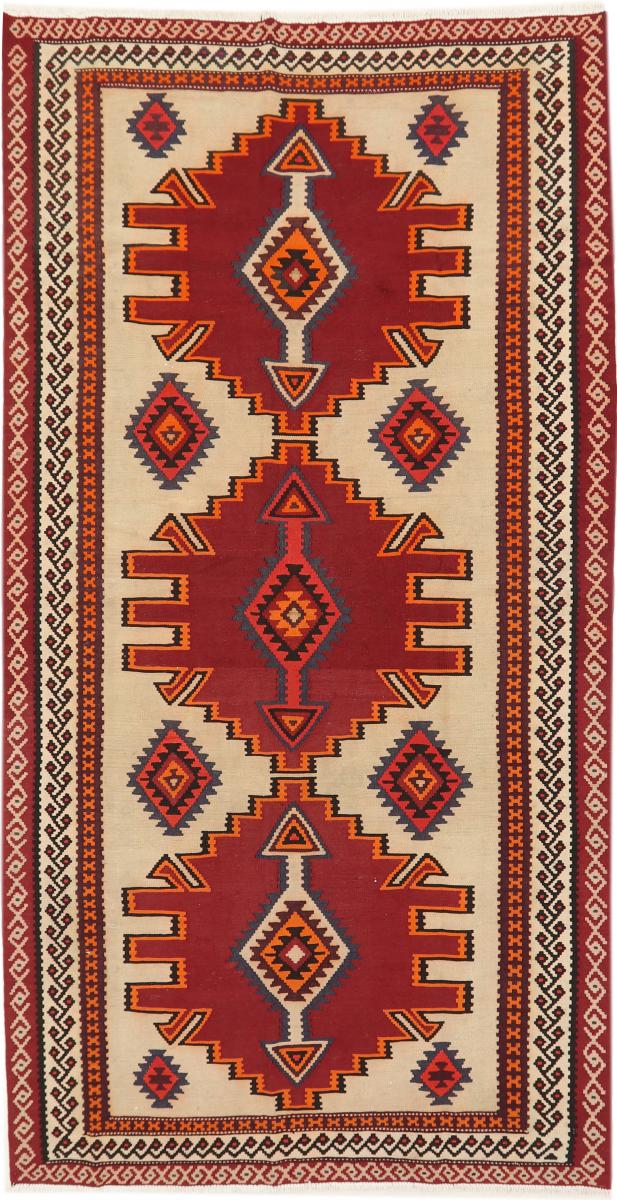Tappeto persiano Kilim Fars Azerbaijan Antico 10'6"x5'4" 10'6"x5'4", Tappeto persiano Tessuto a mano