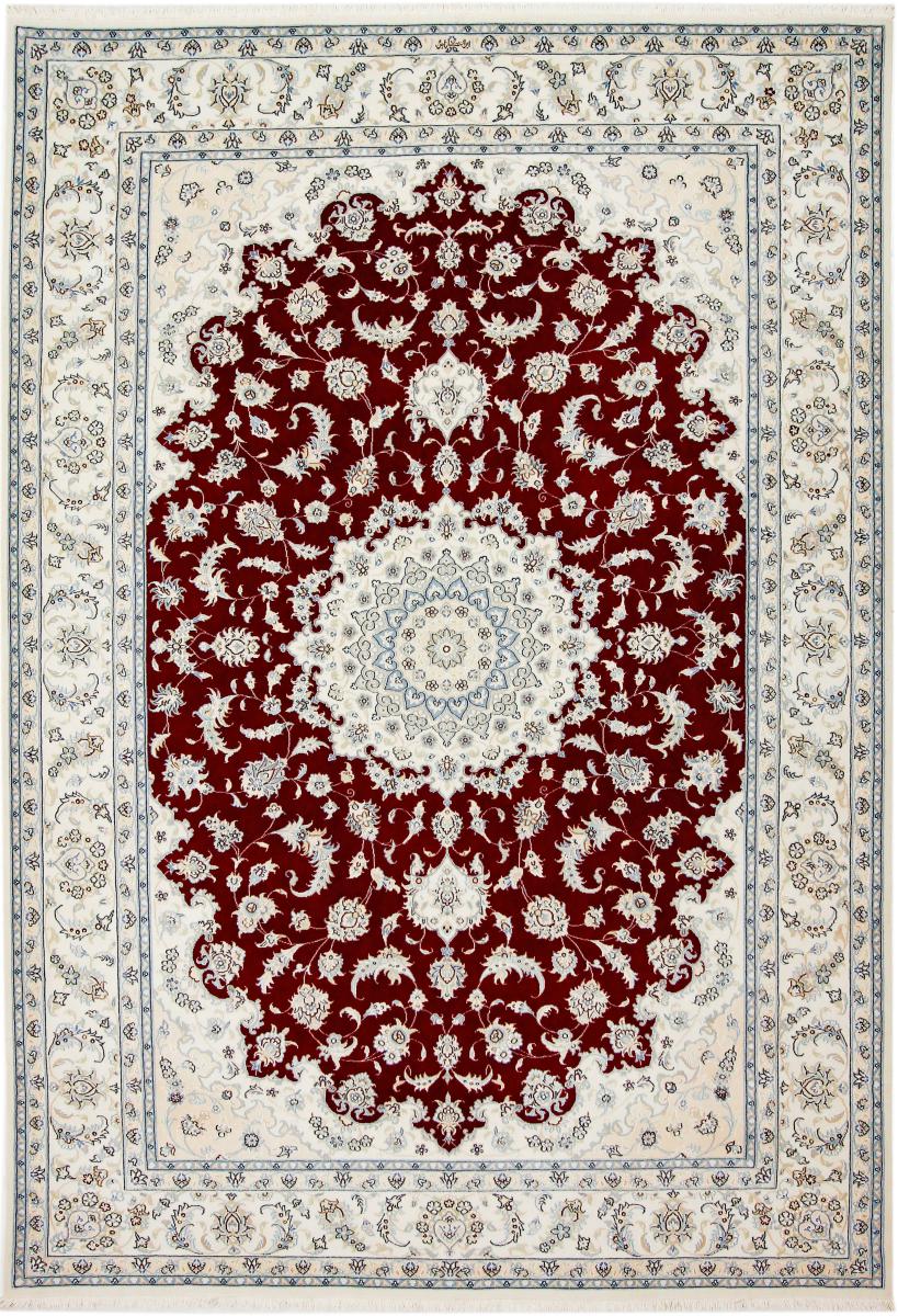 Perzisch tapijt Nain 9La Signed 9'6"x6'7" 9'6"x6'7", Perzisch tapijt Handgeknoopte
