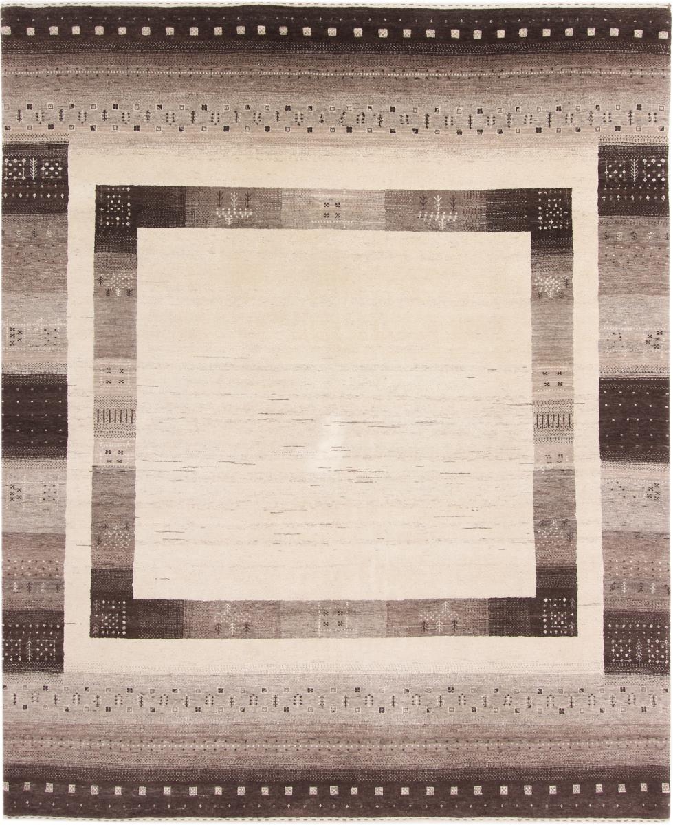 Tapis indien Gabbeh Loribaft 251x207 251x207, Tapis persan Noué à la main